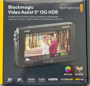 Blackmagic VideoAssist 12 G HDR external monitor with recording options